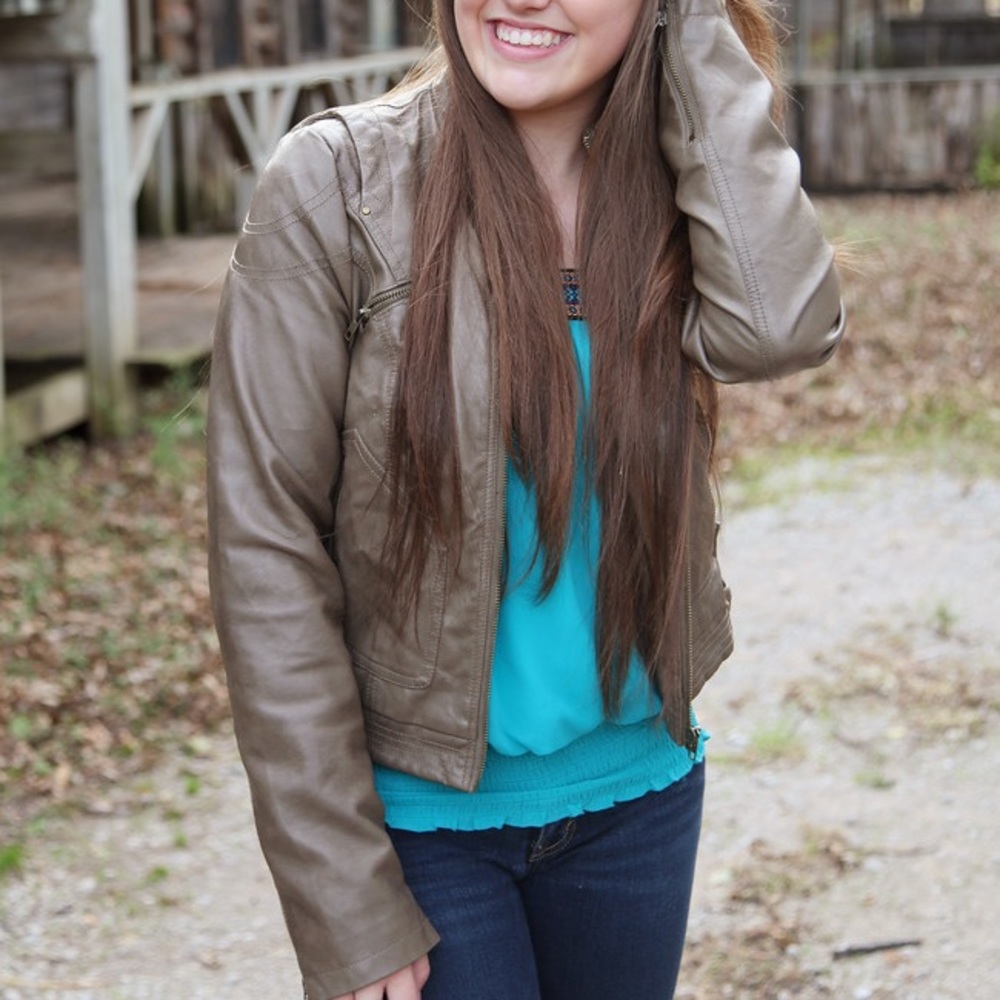 Leather jacket